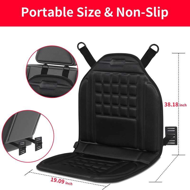 Heated Seat Covers Back Seat Cushion with Heat for Winter