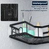 AKTECKE Shower Caddy Adhesive Replacement, No Drilling Transparent Adhesive Wall