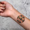4 x 'Spitfire Aeroplane' Temporary Tattoos - Water Resistant, Skin-Safe,