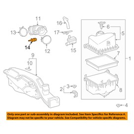 TOYOTA OEM 2018 Camry Air Cleaner Intake-Vent Tube Hose 178780P060