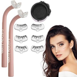 Lower Eyelash Stamp, Magnetic Eyelashes, Eyelash Stamps Tool, Lower Lash Stamp with Ink, Eyelashes Stamp, Reusable Lash Stamps, Lower Eyelash Stamps Quick Eye Makeup Tool, Easily Apply Stamp