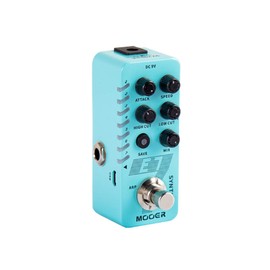 MOOER E7 Polyphonic Guitar Synth Pedal Electronic Synthesizer, 7 Guitar Synthesizer Tones with Individual Arpeggiator And 7 Preset Slots, High/Low Frequency Cut, Attack, Speed Function