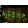 WeRChristmas Pre-Lit LED Christmas Characters Silhouette Light String - Red/Green
