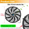 16 Inch Electric Radiator Fan Kit, 12 Volt Radiator Electric