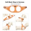 DORAMIO Step-in Dog Harness and Leash Set, Soft Mesh No-Chock