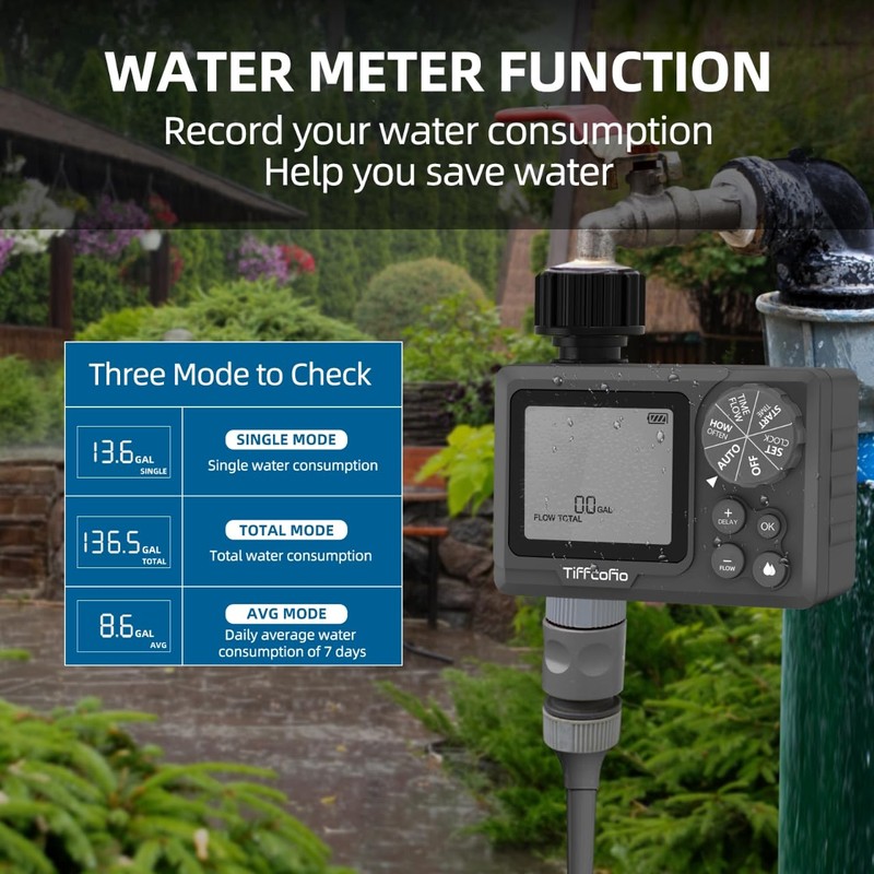 New Programmable Water Volume Control Sprinkler Timer, Water Duration Control