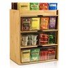 TIMIEEYA Tea Bag Organizer - Bamboo Tea Storage With Drawer