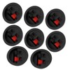 Levemolo 8Pcs Speaker Wire Connector Clamps Round Spring Clip Terminal