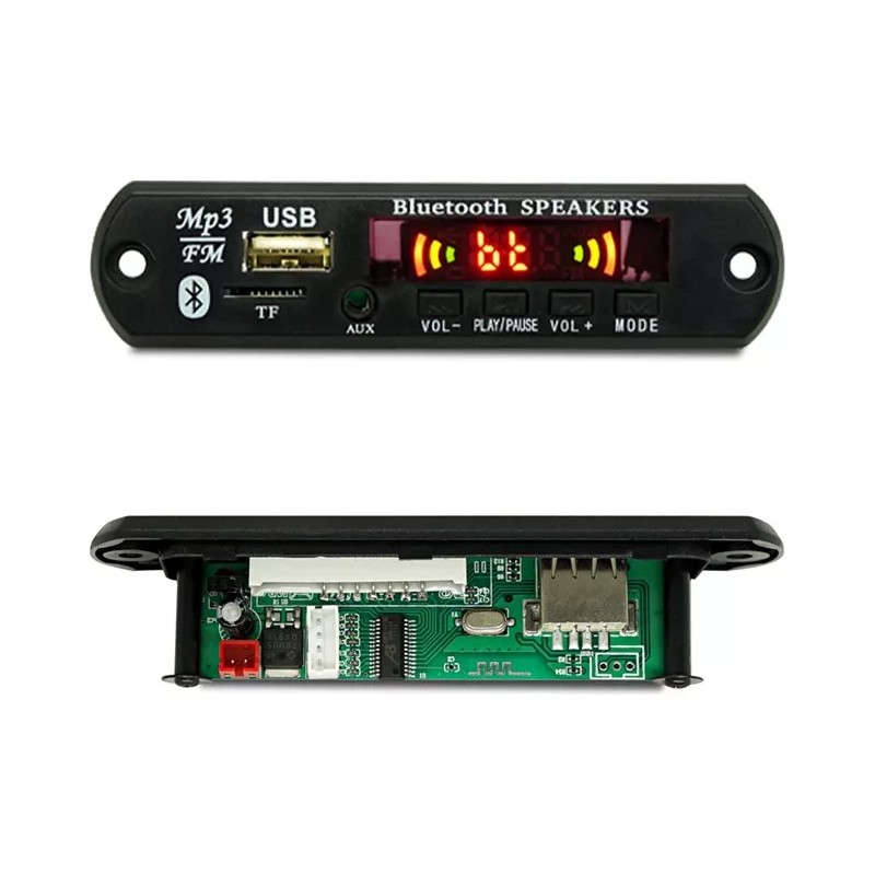 MU Módulo Reproductor De Audio Con Bluetooth Usb Sd Fm