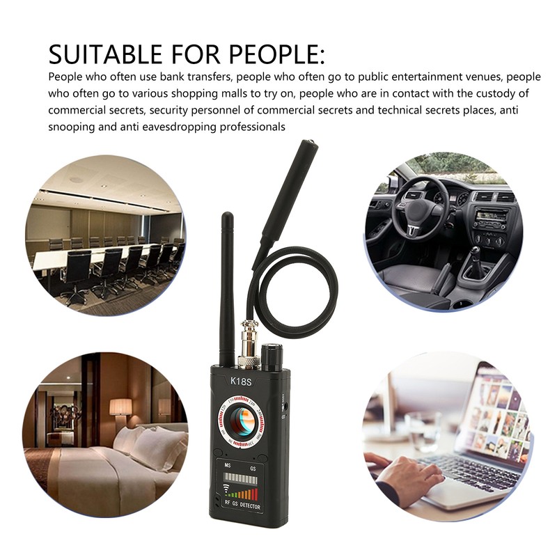 Wireless Signal Detector Safety Protection Portable Long Standby Time RF