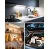 Goodea 17.5Inch Under Cabinet Lighting, 4500mAh Rechargeable Battery Motion Sensor