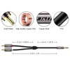 J&D RCA Audio Cable, 3.5mm Male to 2 RCA Phono