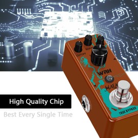 Mini Auto Wah Guitar Pedal Orange Filter True Bypass Timbre Character Sound Digtal Electric Guitar/bass Effect Pedal With Sound Quality Value Knob