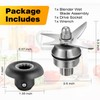 Blender Replacement Wet Blade Kit (4-Piece) - Compatible with Vitamix