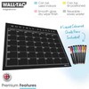 WallTAC A3 Monthly Wall Planner Sticker with Blackboard Pens |