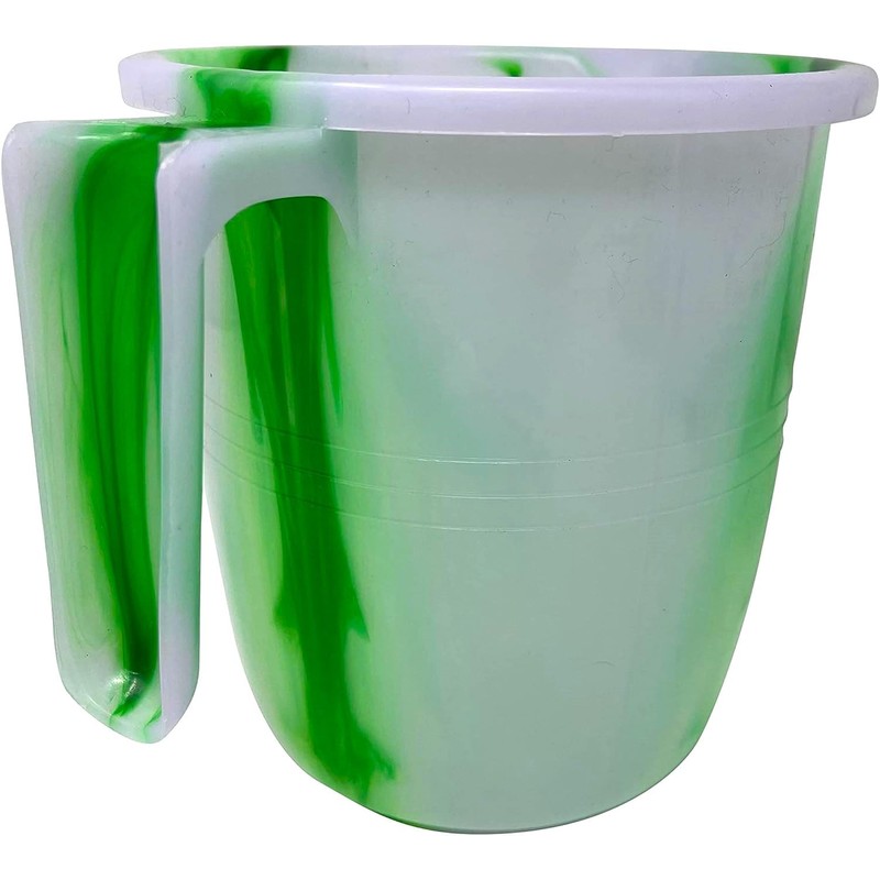 1.5 Litre Green Plastic Water Jug with Handle - Spout,