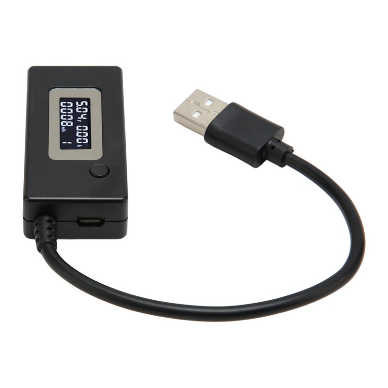 USB Voltage Current Tester LCD Display 50mA‑3500mA USB Multimeter 3‑15V