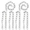 Biugaaufai 6 Pack 1/4 x 23 Inch Link Chain, 6mm