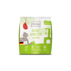 MjAMjAM - Crocchette premium per gatti - Pasti croccanti - Carne di manzo fresca e pollame, confezione singola (1 x 300 g), senza cereali