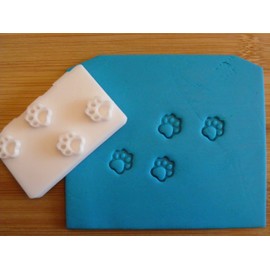 Paw prints stamp stamps for soap pottery polymer clay
