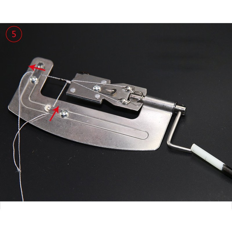 Ocobudbxw Stainless Steel Semi Automatic Fishing Line Hooks