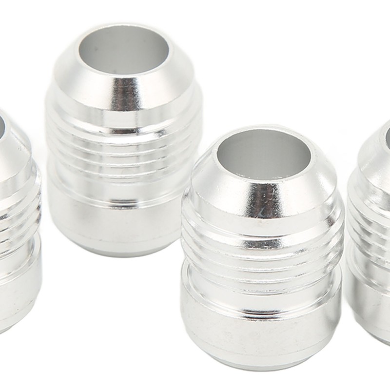 4 Pcs 10AN Weld On Bung Fitting 3/4in Thread Aluminium