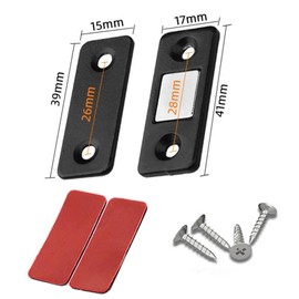 XUTONG 12PCS Cabinet Magnetic Catch，Strong Door Closer, Furniture Cupboard with Screws