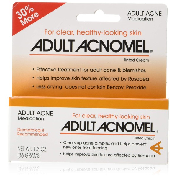 Adult Acnomel Tinted Cream 1.30 oz (Pack of 2)