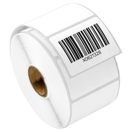 2" x 1.5" Direct Thermal Label - Compatible with Rollo Label Printer & Zebra Desktop Printers – 1” Core, Postage Barcode Address Shipping Sticker, Adhesive & Perforated - 2 Rolls, 1000/Roll