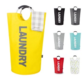 Caroeas 90L X-Large Laundry Basket (7 Colors), Waterproof Laundry Hamper,