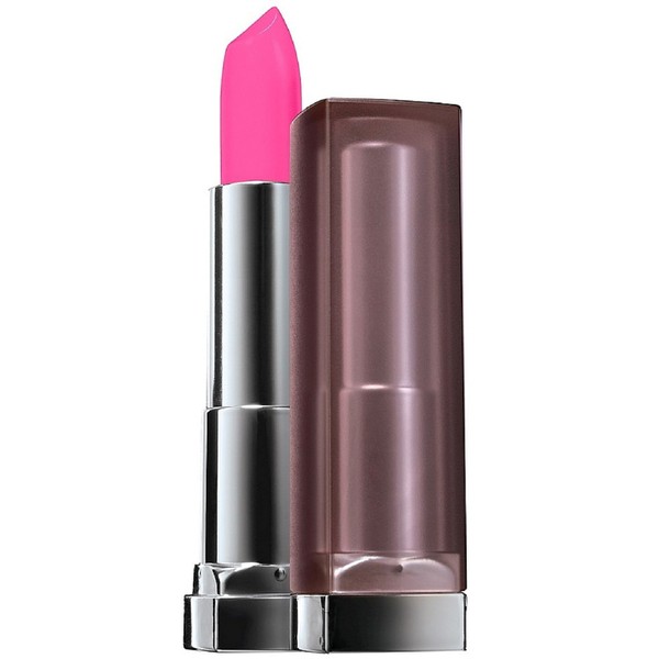 Maybelline New York Color Sensational Creamy Matte Lipstick, Electric Pink, 0.15 oz.