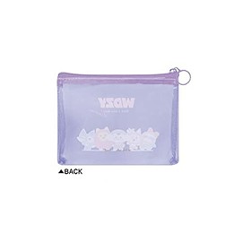 Kamio Japan WDZY Clear Pen Pouch PASTEL LINE FRIENDS [047938], Casual