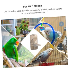 BUGUUYO Birds Food Bowls Parrot Food Container Sturdy Design Easy to Install Australian Market