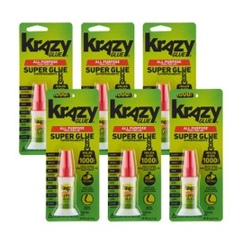 Krazy Glue Krazy Glue, All-Purpose Gel, Brush Tip, 5g, 6 Count