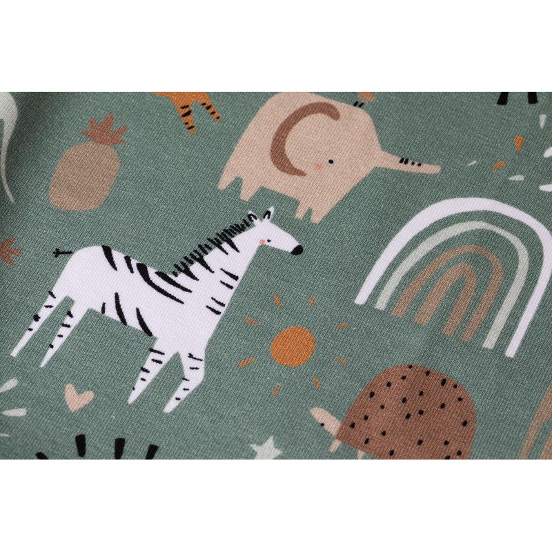 Children's Reversible Beanie & Snood Safari Set