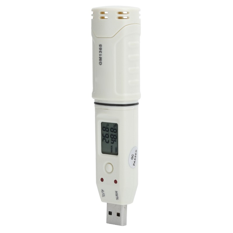 Digital Temperature Humidity Logger Indoor Thermometer Hygrometer Detector Data Recorder