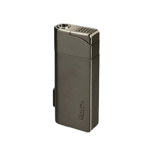 VECTOR Optimus Soft Flame Pocket Pipe Lighter with Extension (Gun Metal)