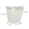 4 Pack Hanging Cup Holders,Trolley Basket Storage,Rolling Cart Accessorie,4.75x4"Storage Containers
