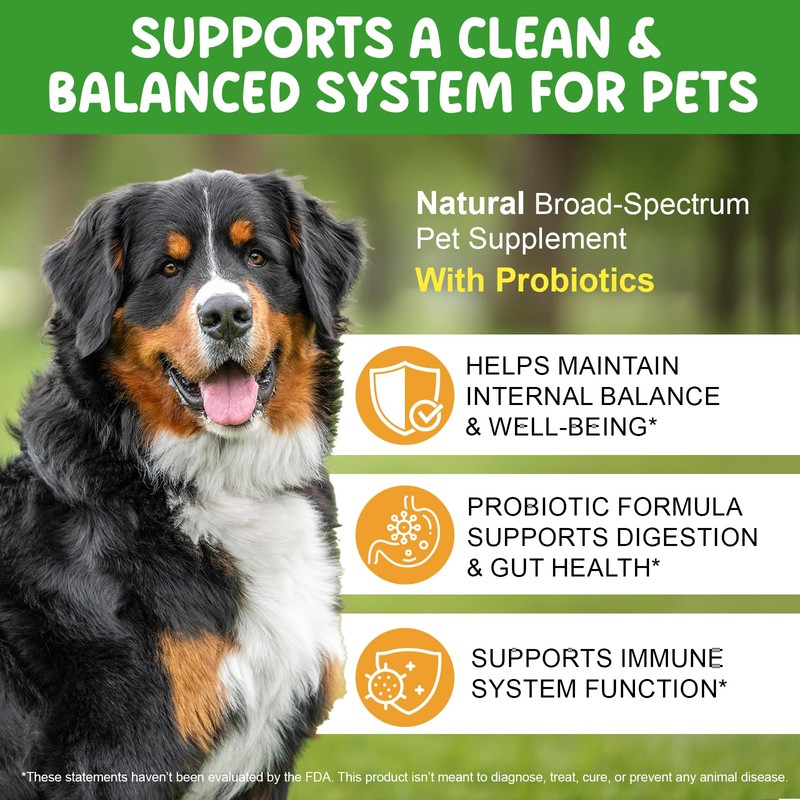 Natural Intestinal Defense for Dogs, Herbal Cleanser & Natural Digestive