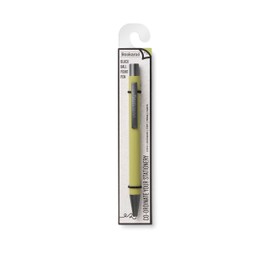 IF Bookaroo Pen, soft touch, colour coated pen with black ink - LIME