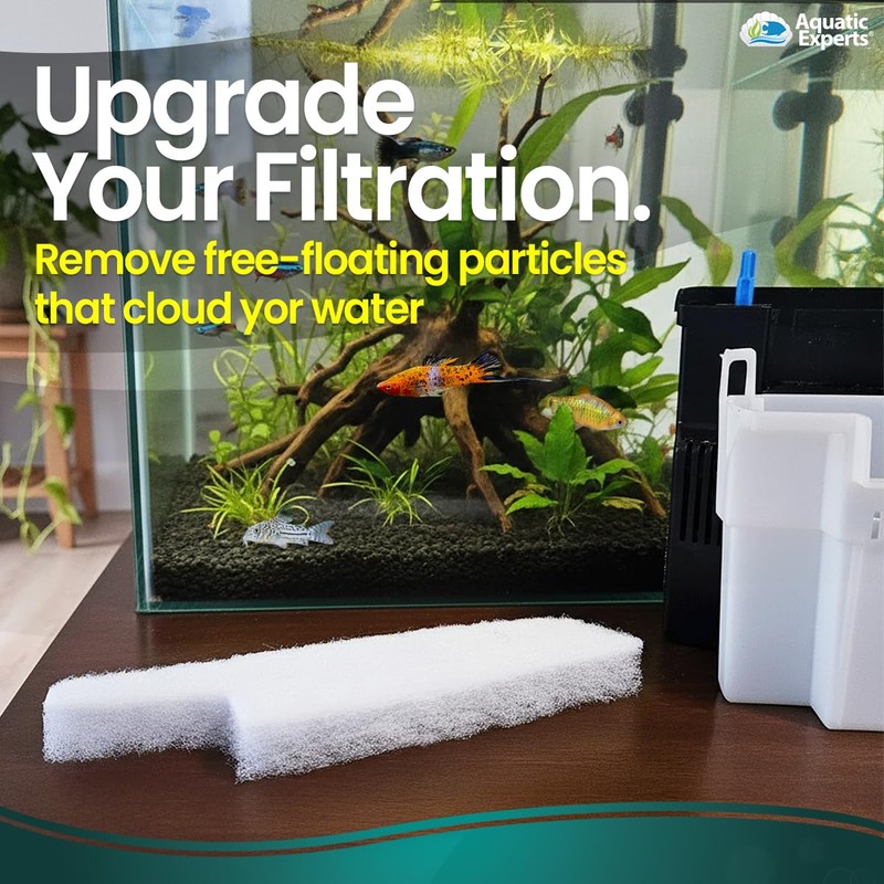 Aquatic Experts Aquarium Filter Floss for Fish Tank Filters -