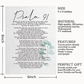 Psalm 91 wall painting, Christian canvas wall painting, Spiritual wall painting, Bible wall painting, Psalm 91, Bible wall painting, Christian wall painting, Christian sayings for home or office decor