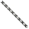 The Black Bow 14mm Stainless Steel, Black Plated & CZ