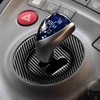2Pcs Gear Shift Panel Cover Trim Carbon Fiber Fit for