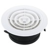 PATIKIL 5 Inch Round Air Vent, Adjustable Ceiling Diffuser Grill
