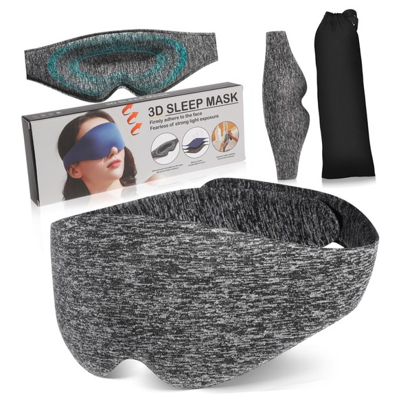 Mikinona Sleep Mask for Women Soft Breathable Eye Cover Light