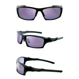 iZONE ID-P558 Men's Polarized Sunglasses, Sports Type, Lightweight, UV Protection, Driving, Fishing, Golf.., HC-Matte Black