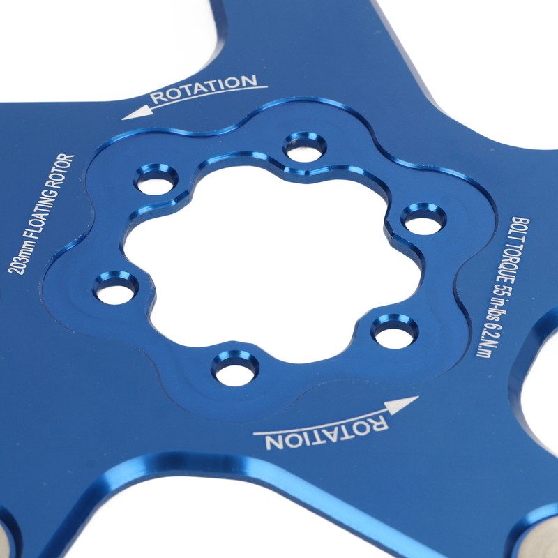 Mountain Bike Floating Disc Brake Rotor 6 Bolts Heat Dissipation