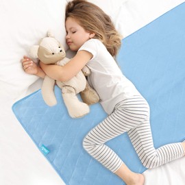 Washable Bed Pads Waterproof (34" × 52"), 2 Pack Reusable Waterproof Bed Underpads for Elderly, Kids, Women or Pets, Incontinence Bed Pads