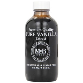 Morton & Bassett, Pure Vanilla Extract, Sugar Free, 4 Oz